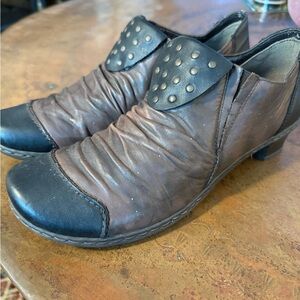 Rieker Brown and Black Women's Shoes. EU size 40